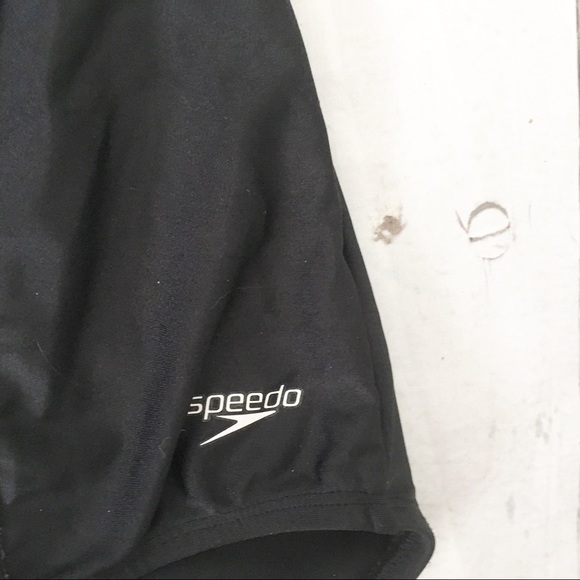 Speedo One Piece Black Bathing Suit Size 14 - Picture 4 of 8